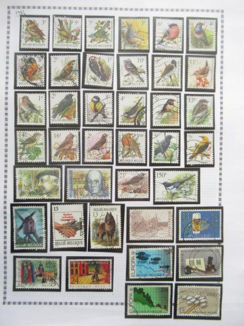 Belgique - Collection avancée de timbres