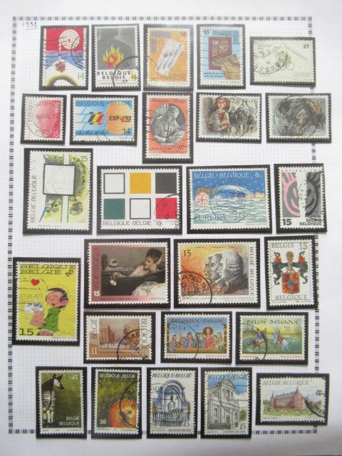 Belgique - Collection avancée de timbres