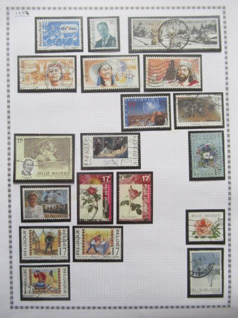 Belgique - Collection avancée de timbres