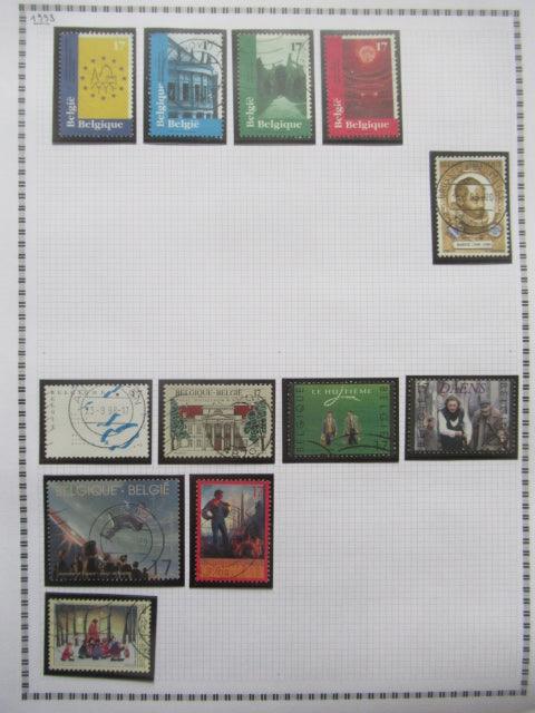 Belgique - Collection avancée de timbres