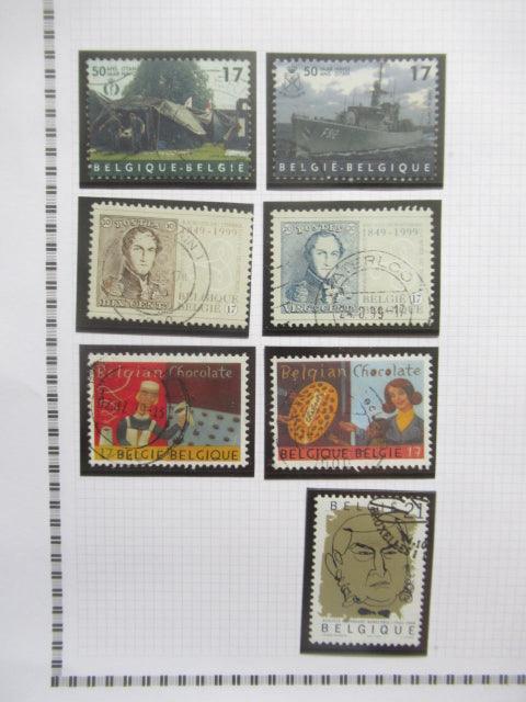 Belgique - Collection avancée de timbres