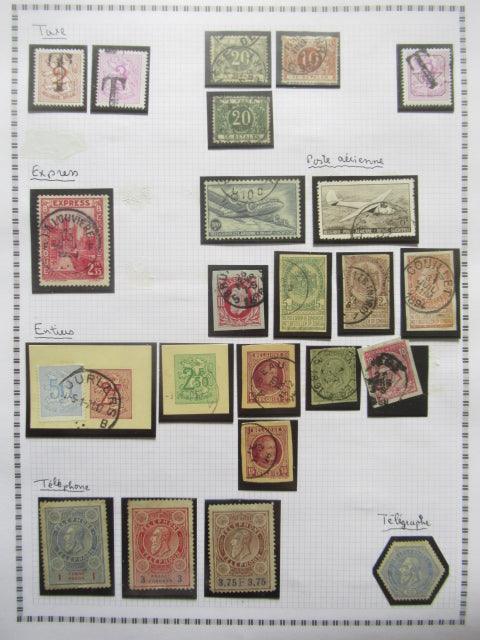 Belgique - Collection avancée de timbres