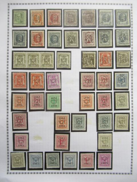 Belgique - Collection avancée de timbres
