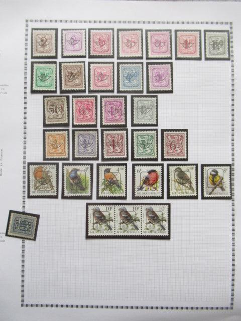 Belgique - Collection avancée de timbres