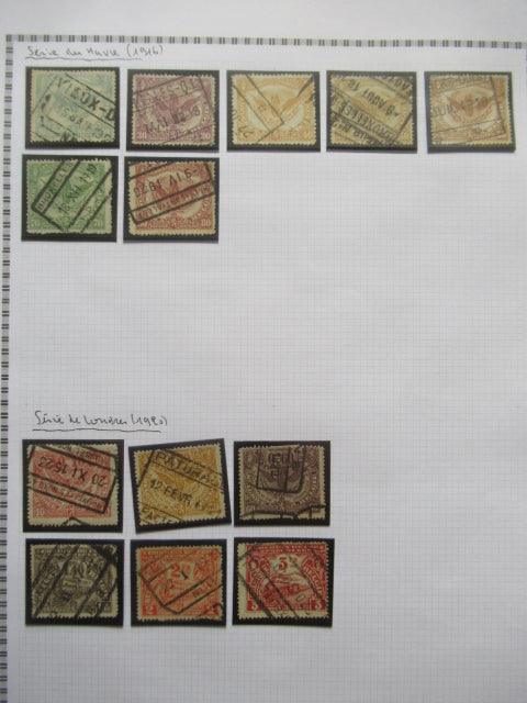 Belgique - Collection avancée de timbres