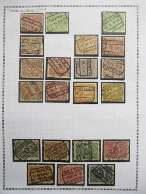 Belgique - Collection avancée de timbres