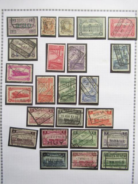 Belgique - Collection avancée de timbres