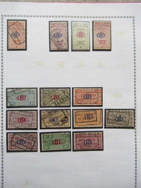 Belgique - Collection avancée de timbres