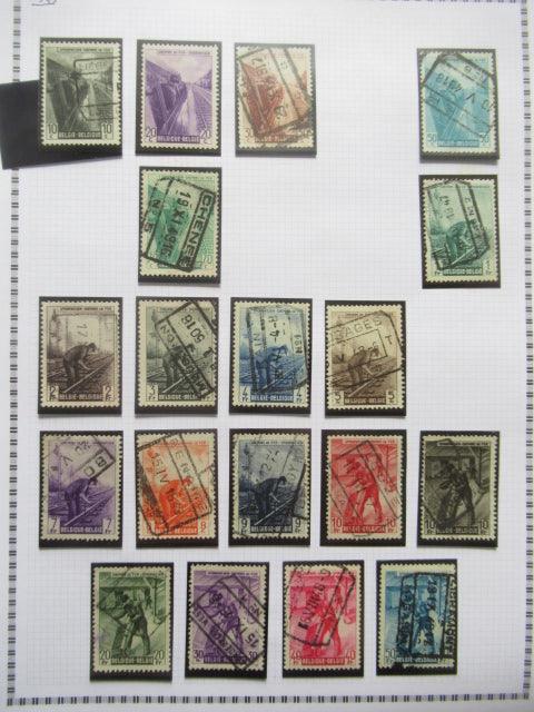 Belgique - Collection avancée de timbres