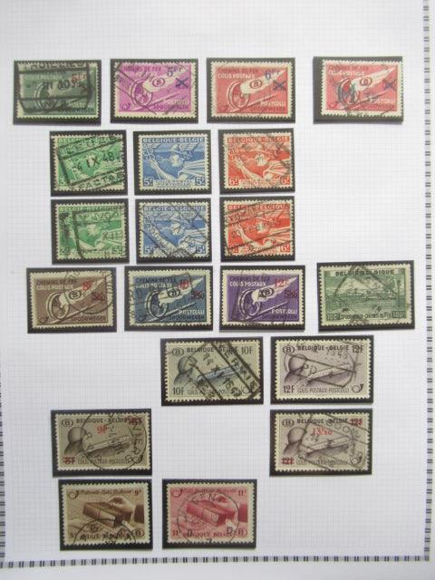 Belgique - Collection avancée de timbres