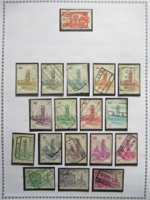 Belgique - Collection avancée de timbres