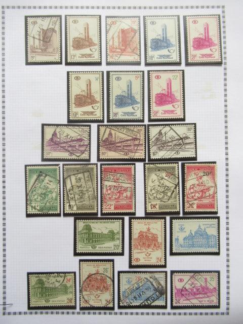 Belgique - Collection avancée de timbres