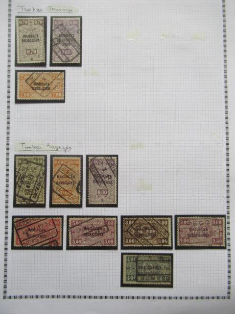 Belgique - Collection avancée de timbres