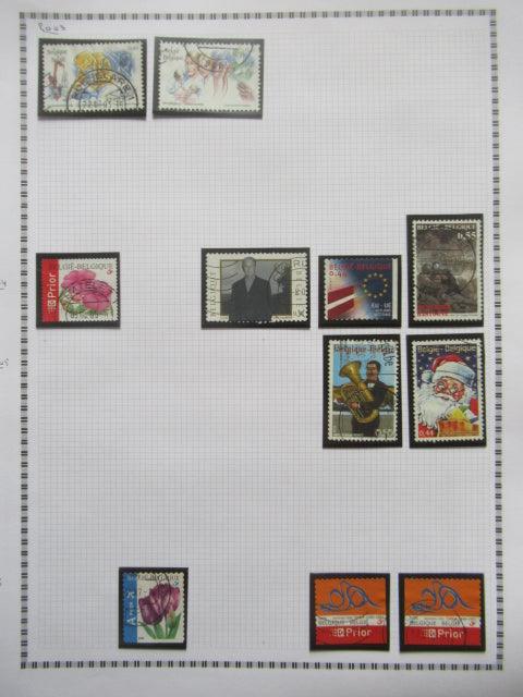 Belgique - Collection avancée de timbres
