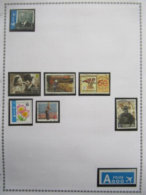 Belgique - Collection avancée de timbres