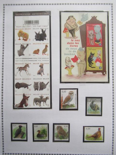 Belgique - Collection avancée de timbres