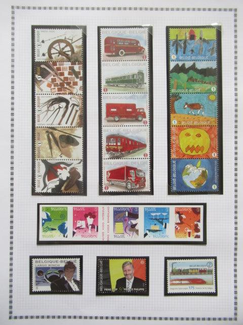 Belgique - Collection avancée de timbres
