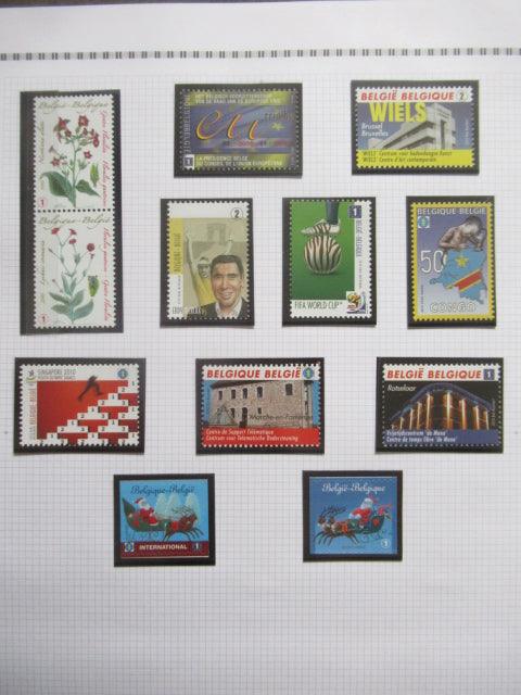 Belgique - Collection avancée de timbres