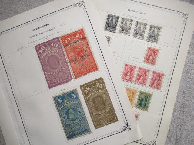 Etats unis d'Amérique- Timbres pour journaux, collection de Fac Simicé