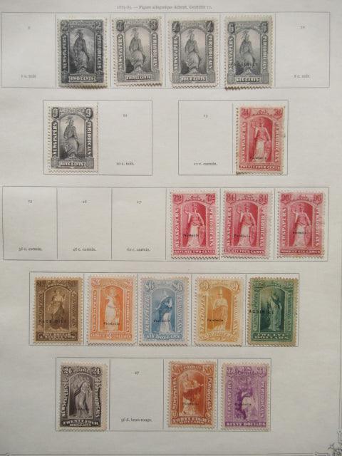 Etats unis d'Amérique- Timbres pour journaux, collection de Fac Simicé