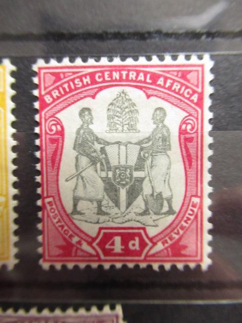 Afrique centrale Britannique 1898/1900 - Série complète - Yvert n°42/46 - Timbres-Et-Passion