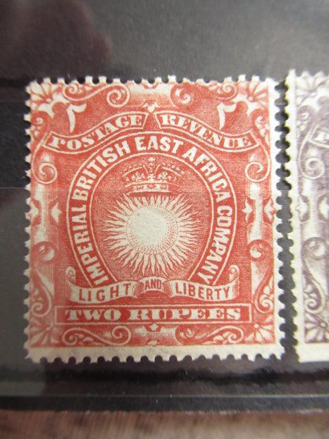 Afrique orientale Britannique 1890/1894 - Sélection de timbres dont bord de feuille - Yvert n°15 et 17/20 - Timbres-Et-Passion