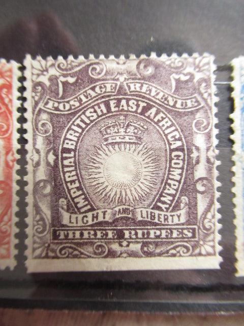 Afrique orientale Britannique 1890/1894 - Sélection de timbres dont bord de feuille - Yvert n°15 et 17/20 - Timbres-Et-Passion