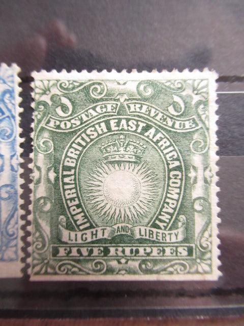 Afrique orientale Britannique 1890/1894 - Sélection de timbres dont bord de feuille - Yvert n°15 et 17/20 - Timbres-Et-Passion