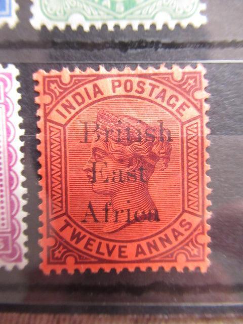 Afrique orientale Britannique 1895 - Timbres de l'Inde anglaise surchargés - Yvert n°45/54 - Timbres-Et-Passion