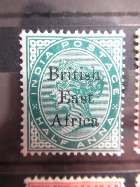 Afrique orientale Britannique 1895 - Timbres de l'Inde anglaise surchargés - Yvert n°45/54 - Timbres-Et-Passion