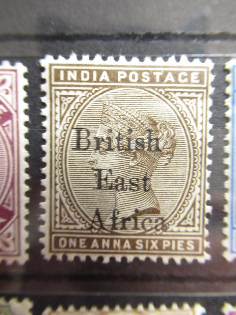 Afrique orientale Britannique 1895 - Timbres de l'Inde anglaise surchargés - Yvert n°45/54 - Timbres-Et-Passion