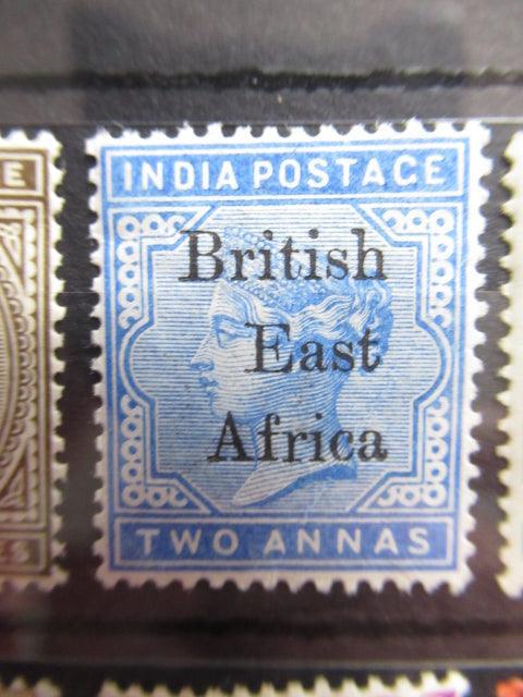 Afrique orientale Britannique 1895 - Timbres de l'Inde anglaise surchargés - Yvert n°45/54 - Timbres-Et-Passion