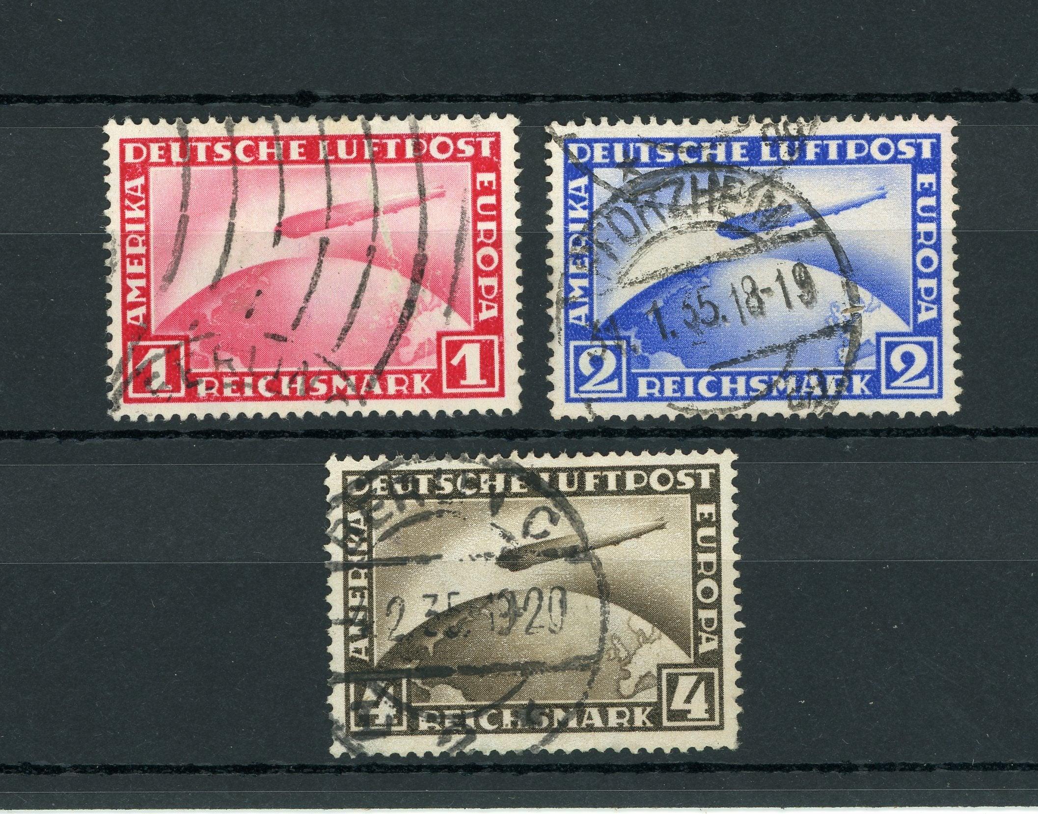 Allemagne 1928/1931 - Poste aérienne, série complète - Yvert n°35/37 - Timbres-Et-Passion