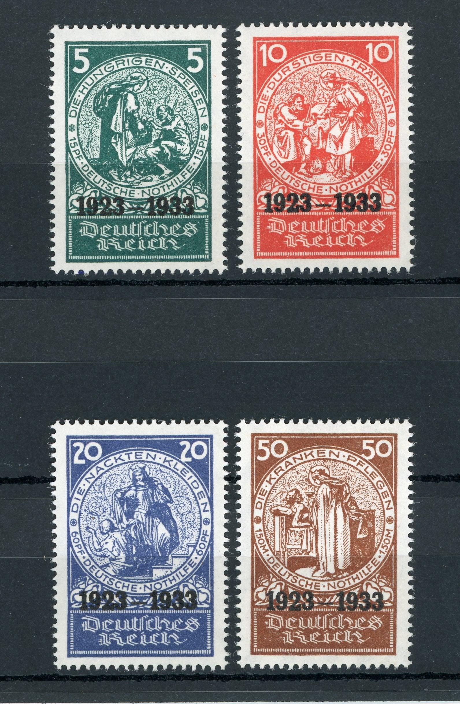 Allemagne 1933 - Série complète - Yvert n°479/482 - Timbres-Et-Passion