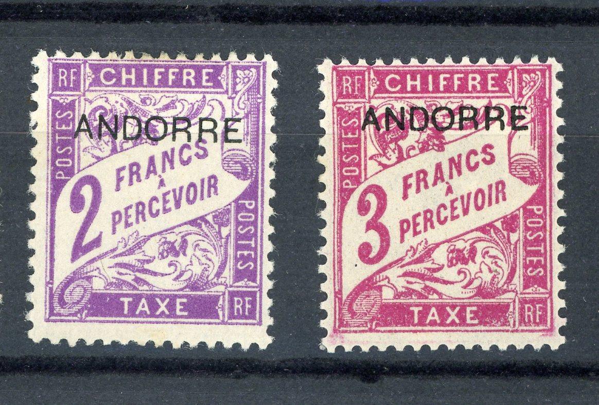 Andorre 1931-1960 - Taxe, collection complète - Timbres-Et-Passion