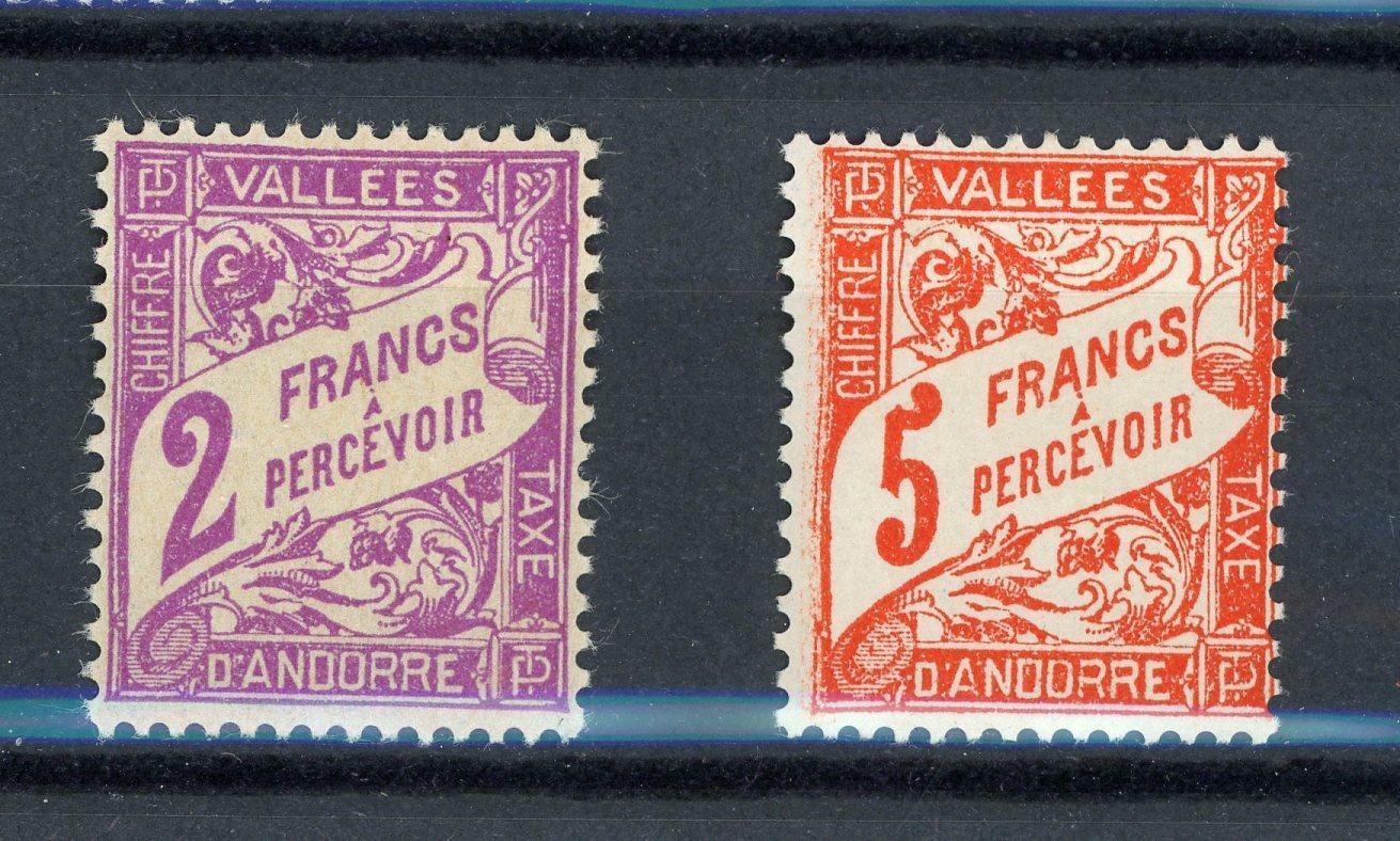 Andorre 1931-1960 - Taxe, collection complète - Timbres-Et-Passion