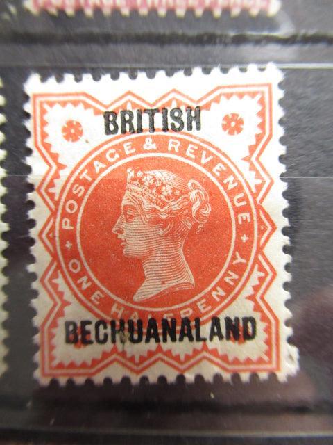 Bechuanaland 1886/1889 - Timbres surchargés, série - Yvert n°7/10 - Timbres-Et-Passion