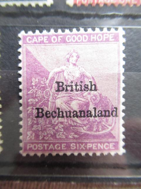 Bechuanaland 1886/1889 - Timbres surchargés - Yvert n°1/5 - Timbres-Et-Passion