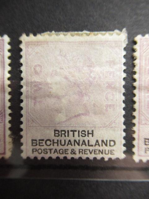 Bechuanaland 1887 - Victoria, série de timbres - Yvert n°11/19 - Timbres-Et-Passion