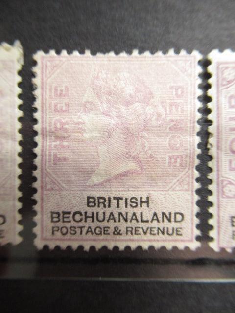 Bechuanaland 1887 - Victoria, série de timbres - Yvert n°11/19 - Timbres-Et-Passion