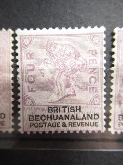 Bechuanaland 1887 - Victoria, série de timbres - Yvert n°11/19 - Timbres-Et-Passion