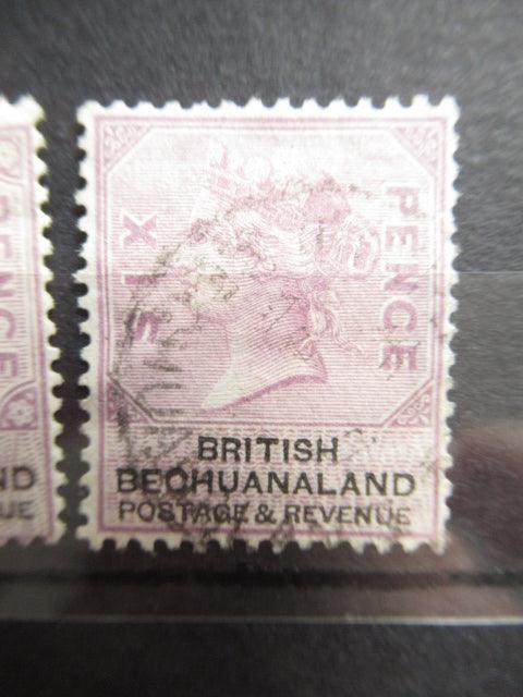 Bechuanaland 1887 - Victoria, série de timbres - Yvert n°11/19 - Timbres-Et-Passion