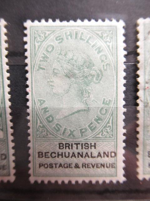 Bechuanaland 1887 - Victoria, série de timbres - Yvert n°11/19 - Timbres-Et-Passion