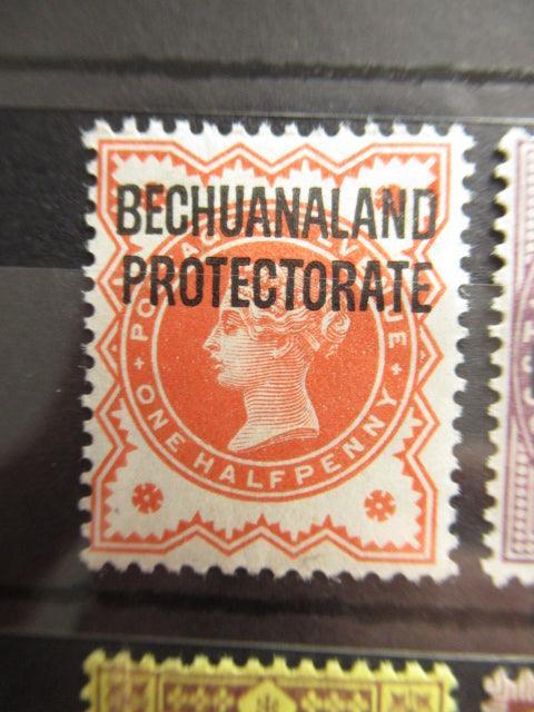 Bechuanaland 1898/1902 - Timbres de Grande-Bretagne surchargés - Yvert n°15 à 21 - Timbres-Et-Passion