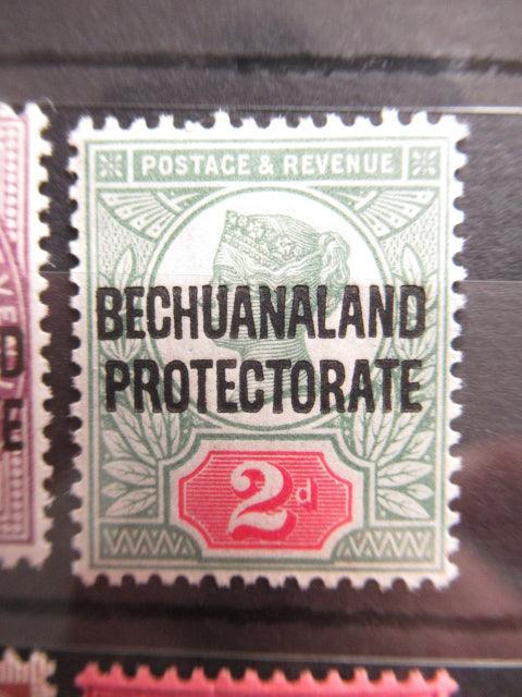 Bechuanaland 1898/1902 - Timbres de Grande-Bretagne surchargés - Yvert n°15 à 21 - Timbres-Et-Passion