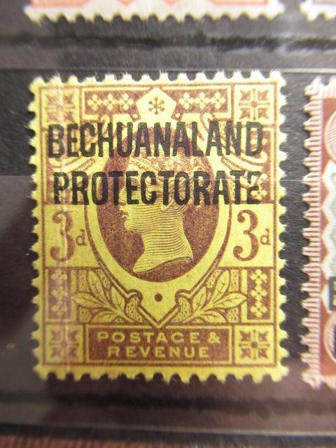 Bechuanaland 1898/1902 - Timbres de Grande-Bretagne surchargés - Yvert n°15 à 21 - Timbres-Et-Passion