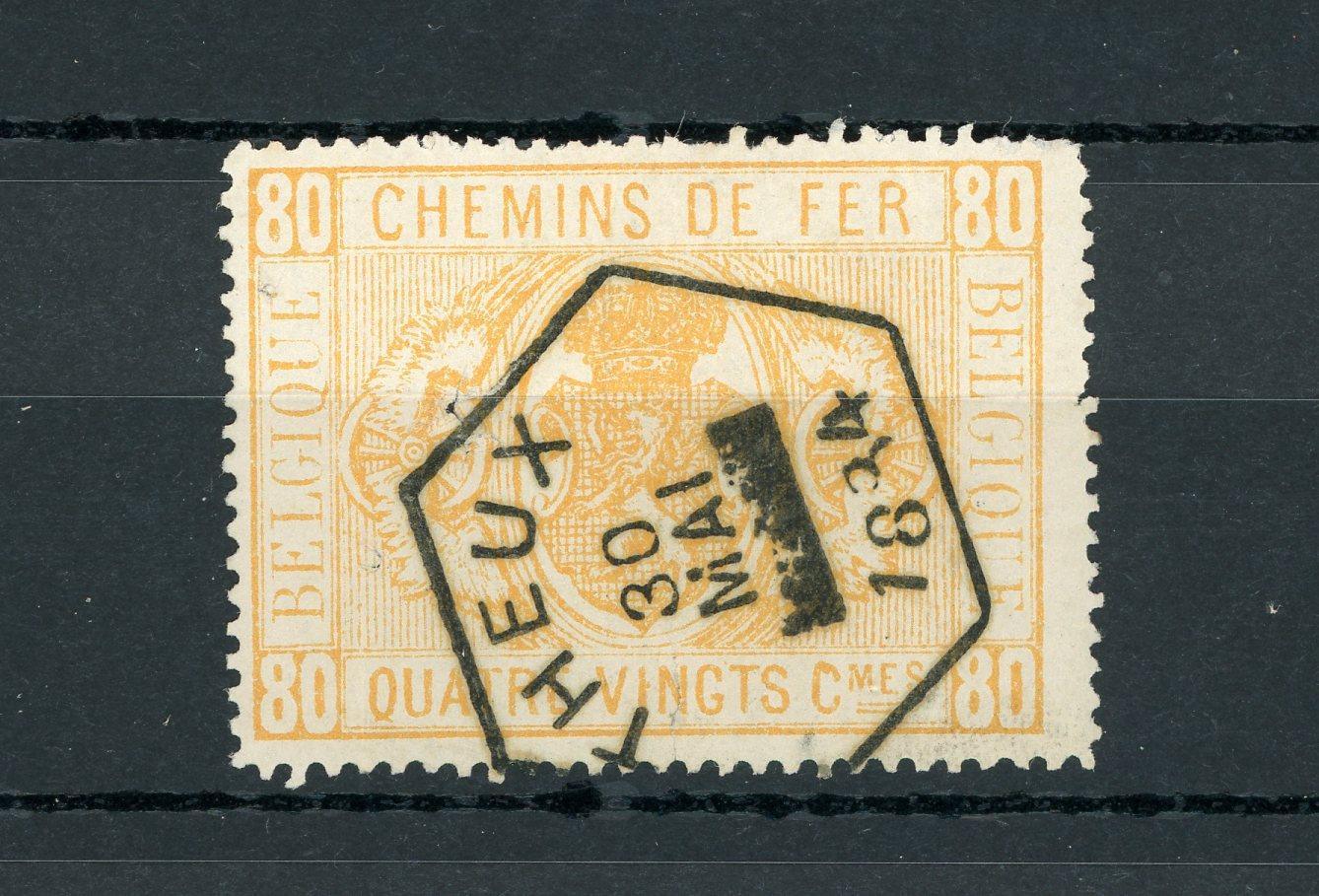 Belgique 1879 - Colis postaux, 80cts ocre - Yvert n°5 - Timbres-Et-Passion