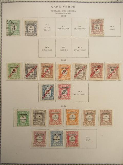 Cap-vert - Collection avancée de timbres - Timbres-Et-Passion