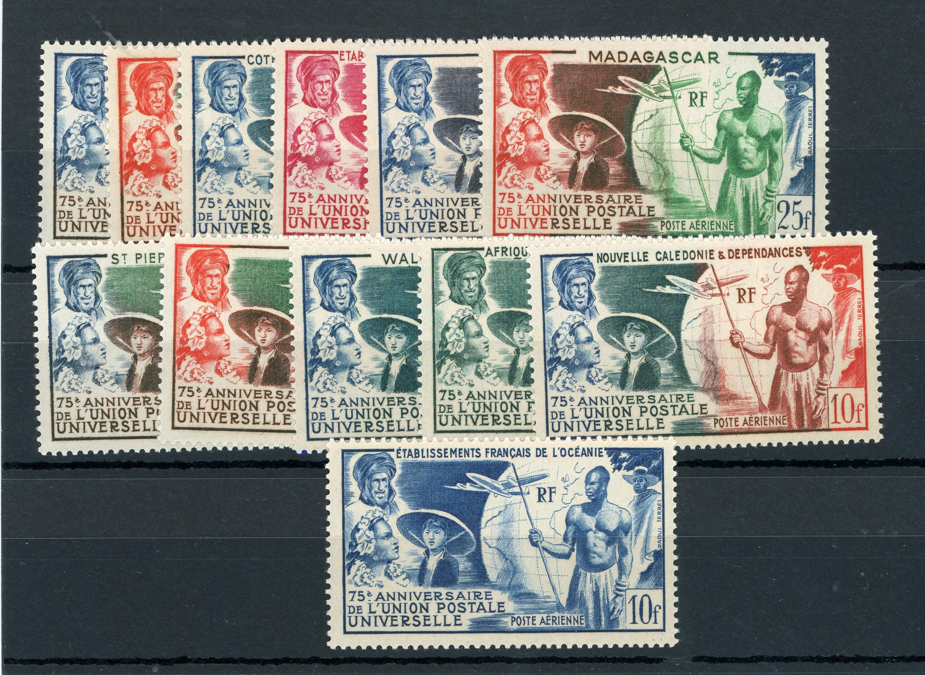 500 Timbres Divers – France Colonies Et États – Collection Philatélie – Prophila – Qualité Garantie