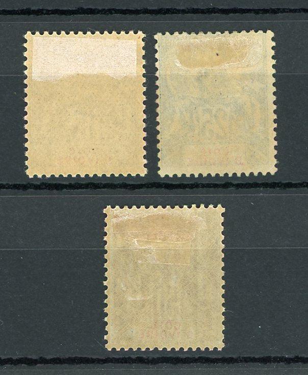 Côte d'Ivoire 1900 - Série de type groupe - Yvert n°15/17 - Timbres-Et-Passion